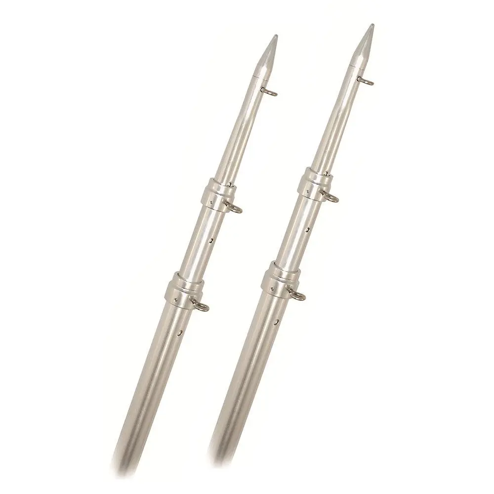 Rupp Top Gun Telescoping Outrigger Poles - Aluminum/Silver - 18' [A0-1800-Tel] 1