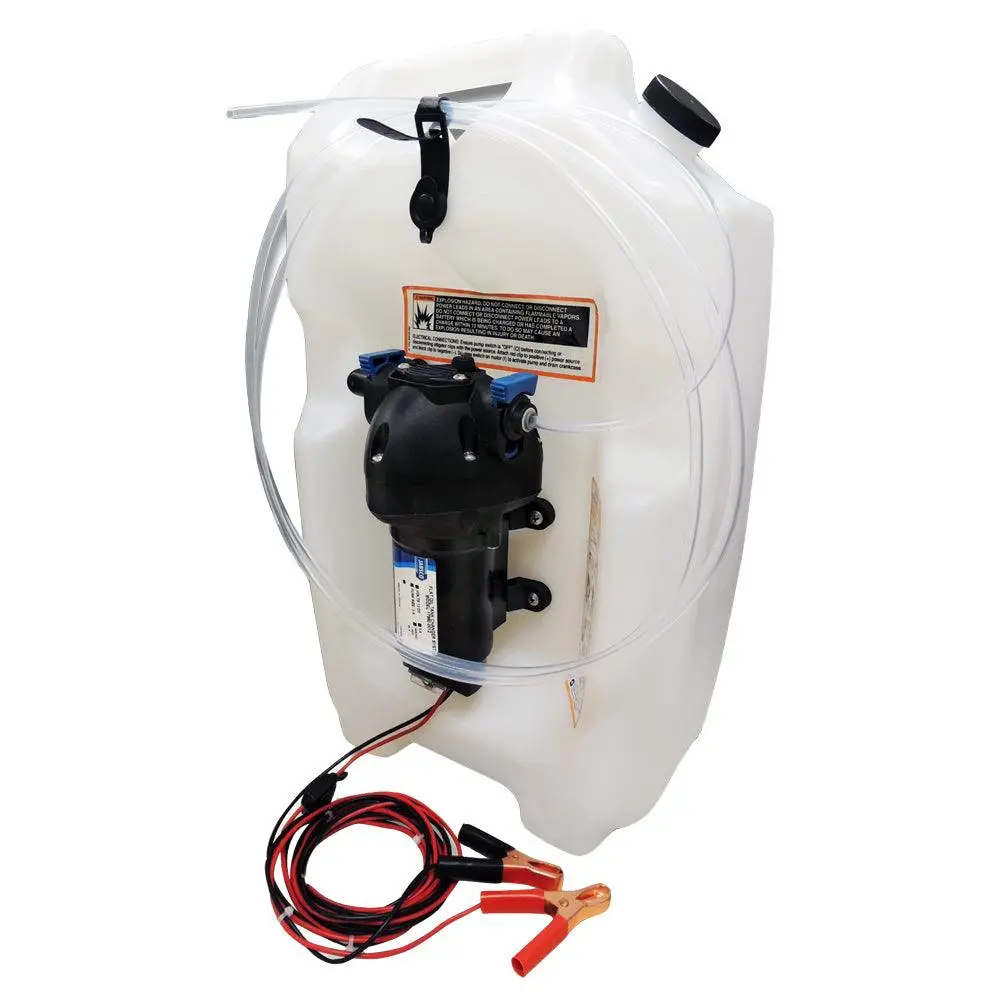 Jabsco Flat Tank Oil Changer System - 3-1/2 Gallon Tank - 12V [17860-2012] 1