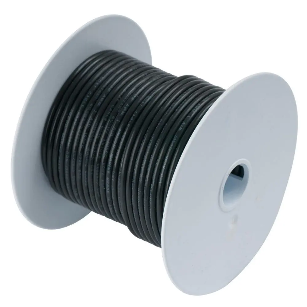 Ancor Black 14 Awg Tinned Copper Wire - 500' [104050] 1
