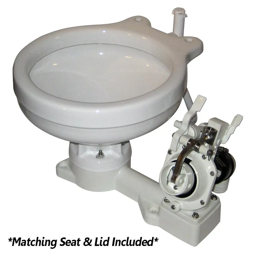 Raritan Fresh Head - Fresh Water Flush - Manual - Household Style - Right Hand Operation [25H00] 1