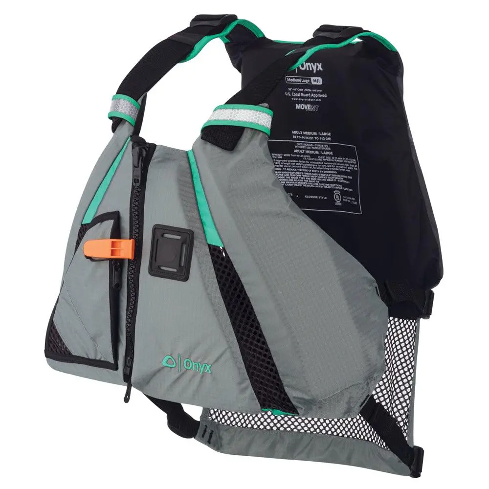 Onyx Movevent Dynamic Paddle Sports Life Vest - M/L - Aqua [122200-505-040-15] 1