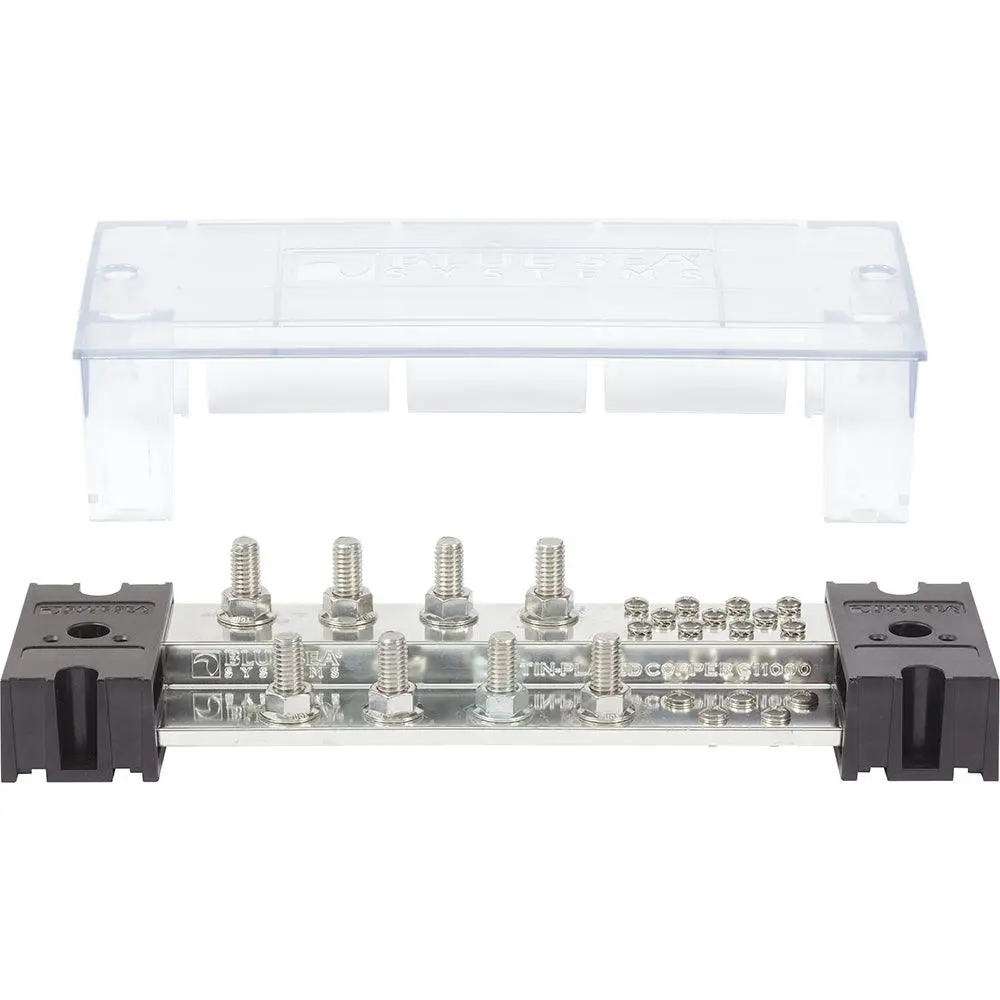 Blue Sea Powerbar 1000 - 8 3/8" Terminal Studs W/Cover [1990] 1